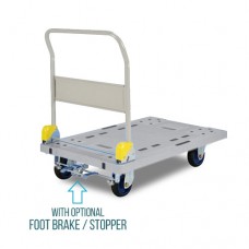 Prestar PF-S301 Foldable Handle Plastic Base Trolley with Brake